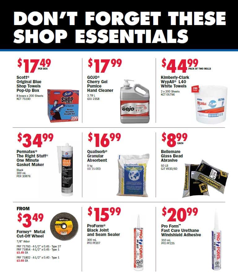 Carquest Shop Essentials Flyer - Valid until Jan 31, 2024