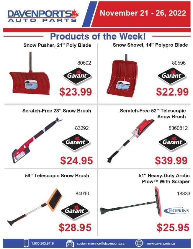Davenports Products of the Week – November 21 – 26, 2022